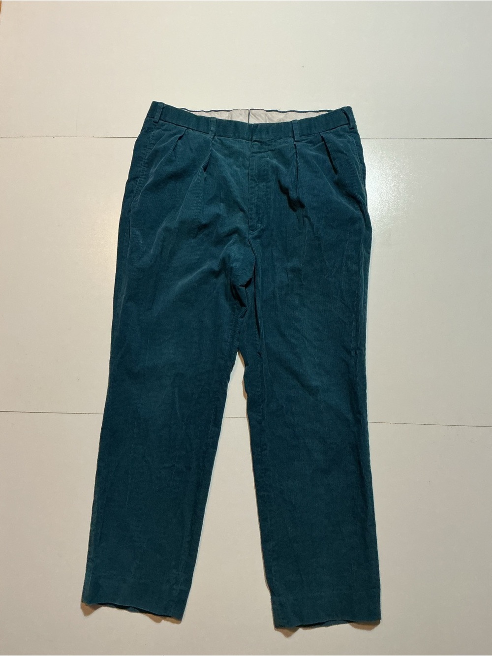 Vintage Ben Silver Charleston Made In
USA Hand Tailored Pleated Corduroy Pants